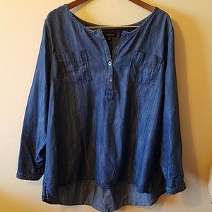 Lane Bryant size 18/20 jean style blouse